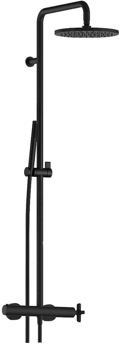 COLONNE DE DOUCHE +THERMOSTAT ICONA CLASSIC FANTINI 24CM NOIR PVD vue 1