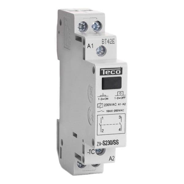Télérupteur 230Vac 16A 2 NO vue 1