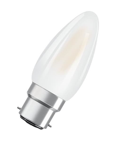 Lampe Led retrofit classic flamme B40 4W / 2700K B22d vue 1