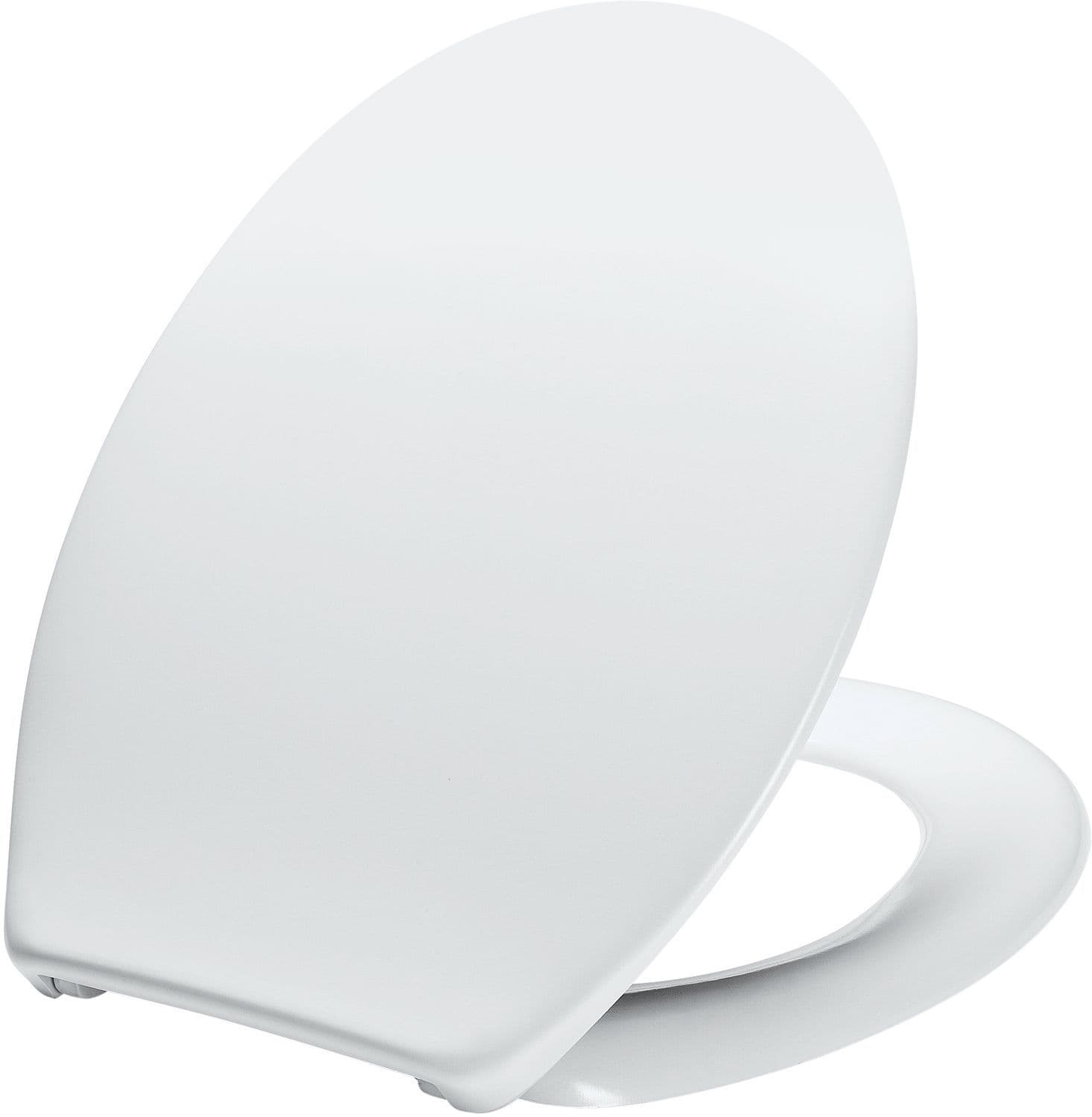 SIEGE WC D400 DESCO COLLECTION BLANC-INOX vue 1