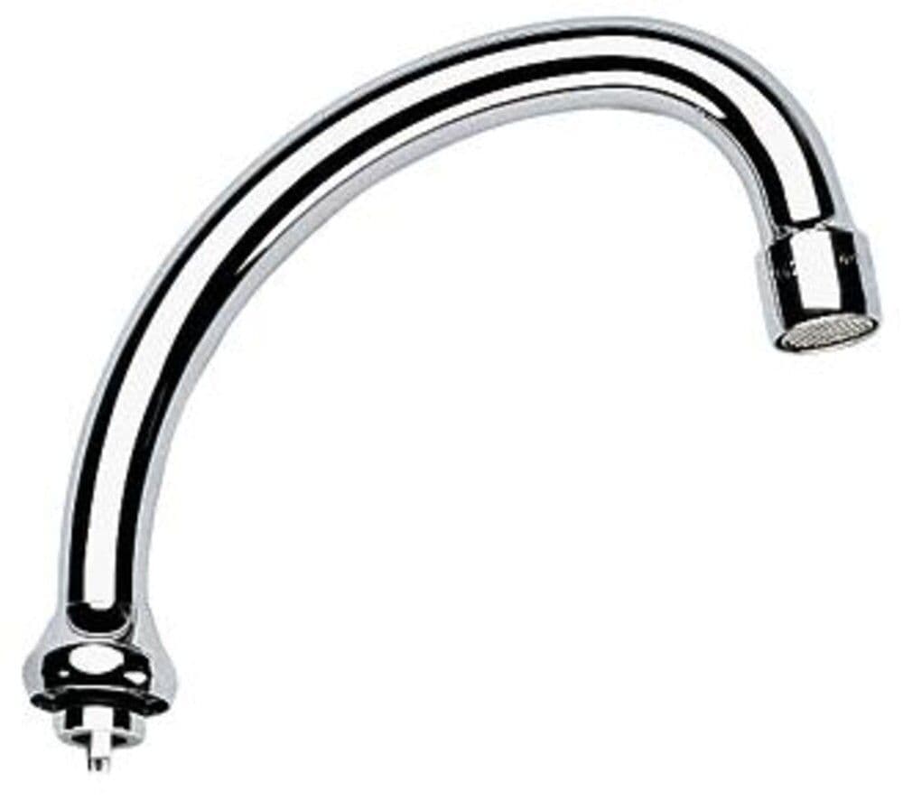 Grohe bec tube orientable bec en H saillie 140mm avec butée en laiton vue 1