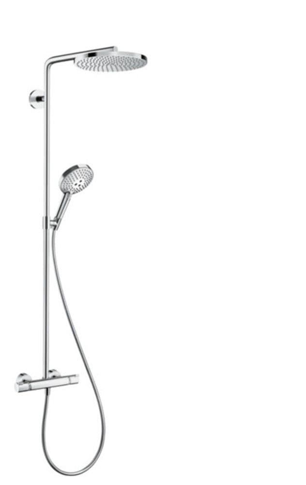 Hansgrohe Raindance Select Showerpipe 240 1jet P douche à main 120 3jet P chrome vue 1