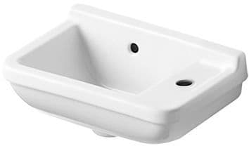 LAVE-MAINS STARCK 3 DURAVIT 40CM TROU ROBINET DROITE BLANC vue 1