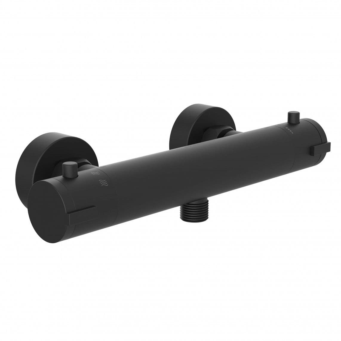 52526NL LONDON Mitigeur thermostatique de douche, noir mat vue 1
