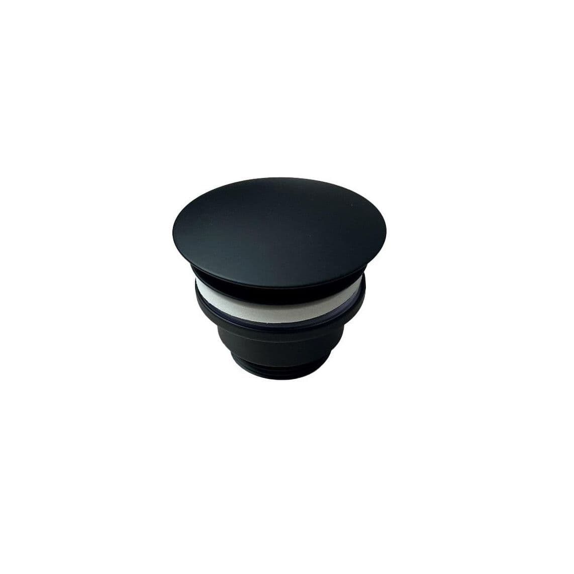 98807500 Design-vanne d'évacuation, noir mat, 1 1/4" x 65 mm, permanent vue 1