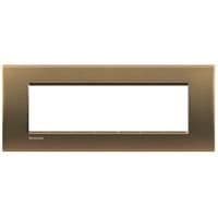 LivingLight - plaque rectangulaire 7 modules Bronze vue 1