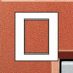 LivingLight - plaque rectangulaire 3 + 3 modules Brique vue 1