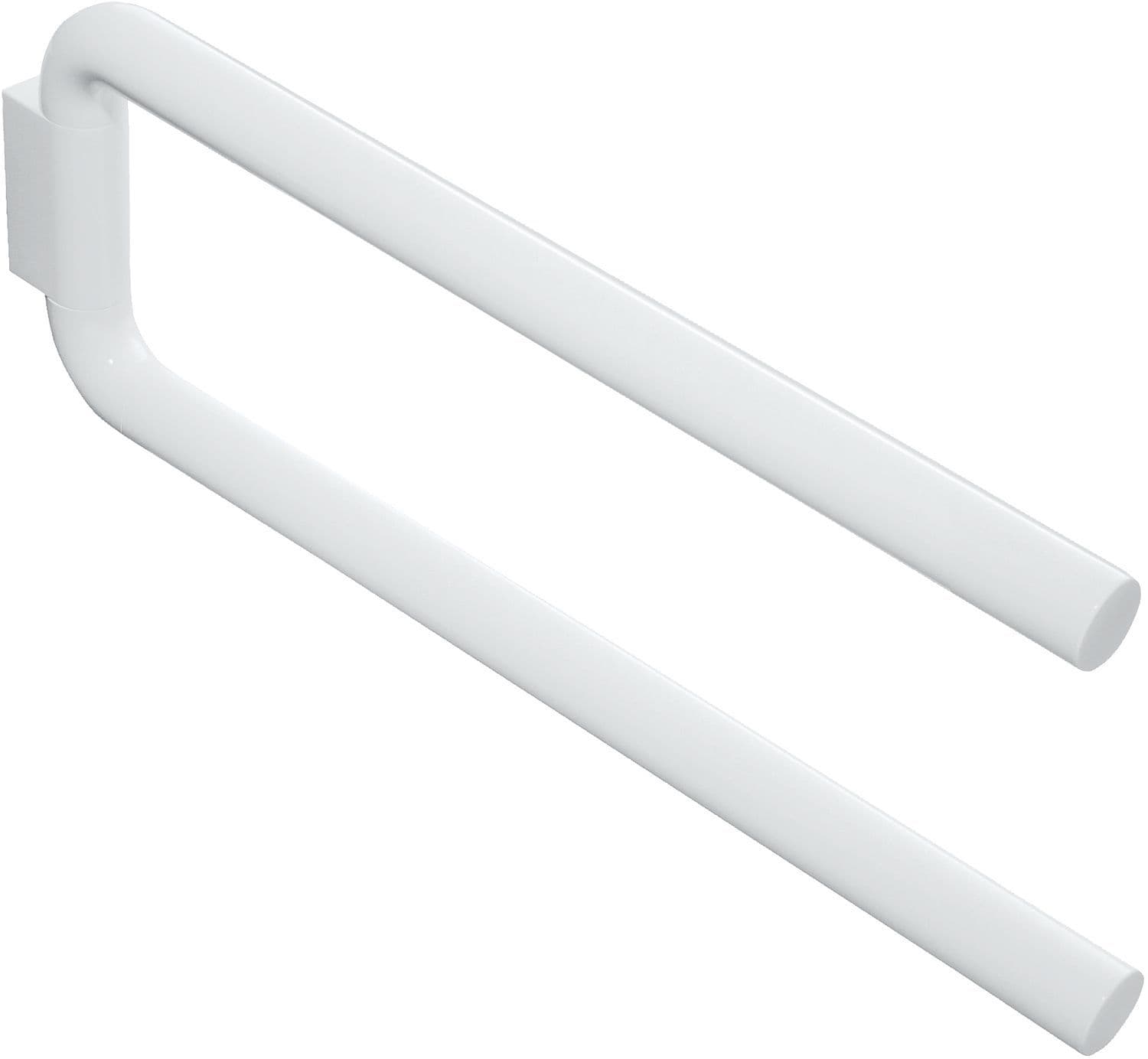 SECHE-SERVIETTES DOUBLE MOBILE HEWI 477 BLANC vue 1