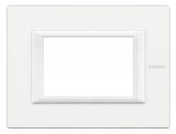 Axolute - plaque 3 modules Blanc Métal vue 1