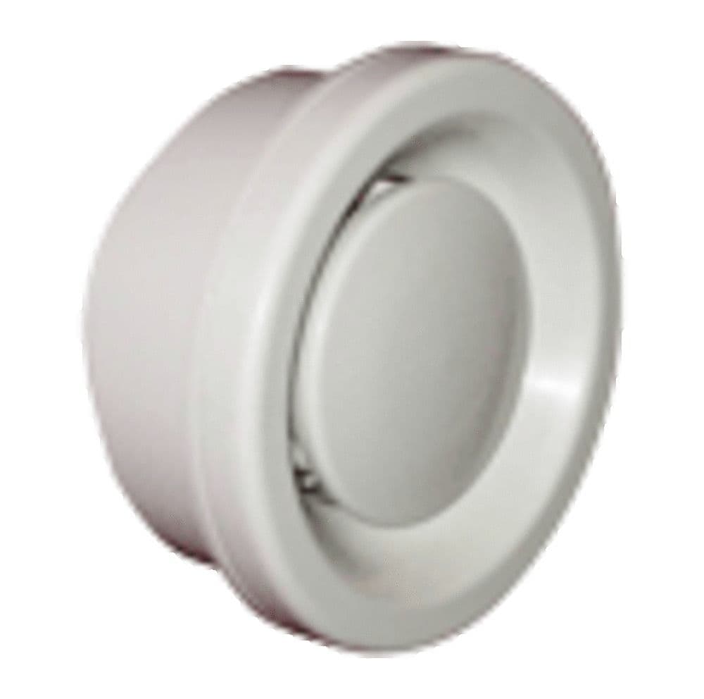 Nicoll GSMF bouche extraction ventilation mécanique PVC blanc 15-30 m³/h vue 1