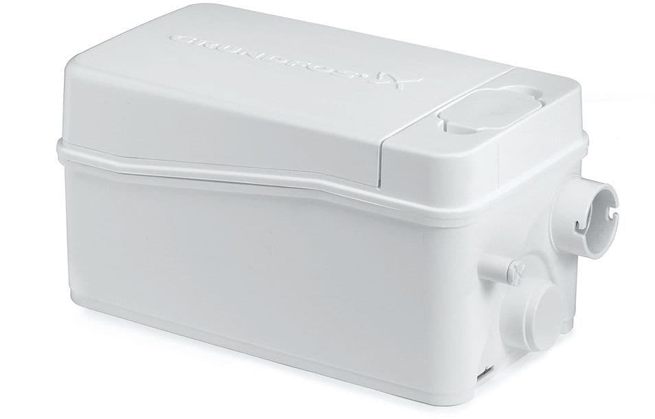 STATION DE RELEVAGE SAN.SOLOLIFT2 D2 GRUNDFOS P.DOUCHE+RACC.SUPPL.(POUR LAVABO OU BIDET) vue 1
