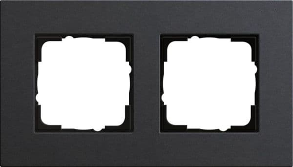 Cadre de finition Gira Esprit Anthracite linoléum-multiplex Anthracite produit naturel. Des vue 1