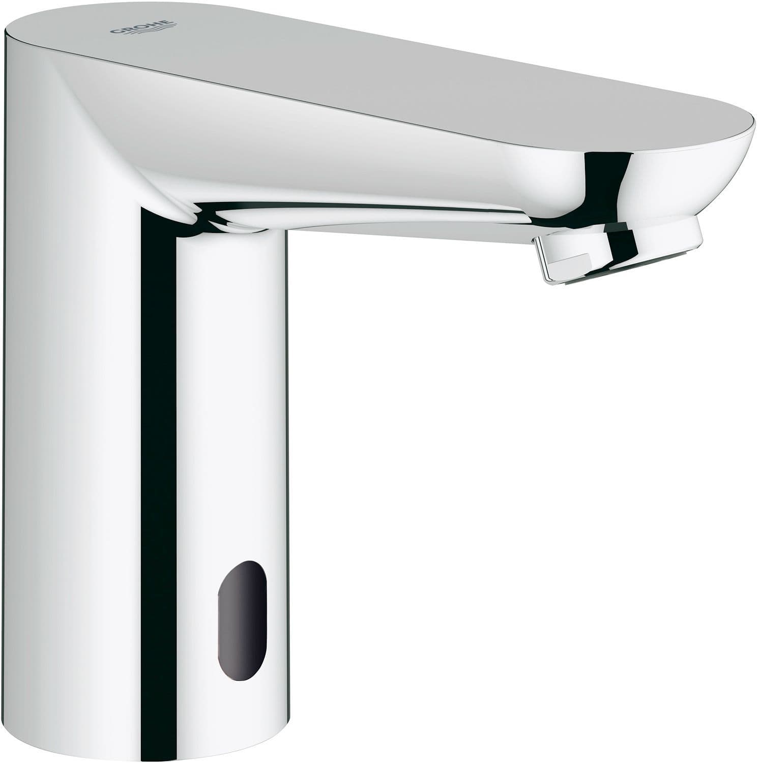 ROBINET ELECTRONIQUE LAVABO EUROECO COSMO E FG + TRASNFORMATOR CHROME vue 1