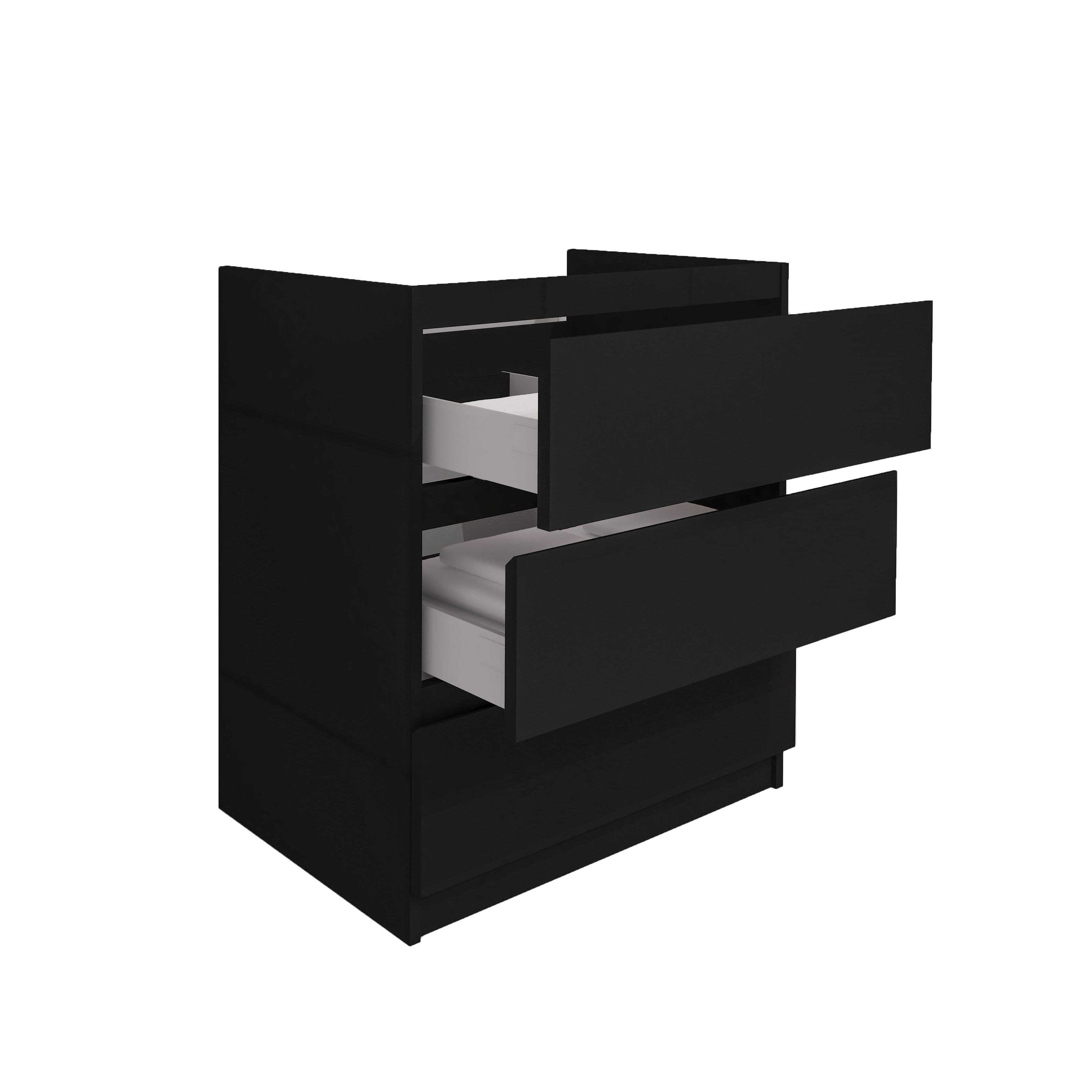 JUPITER MEUBLE SOUS-PLAN (80CM) - NOIR vue 1