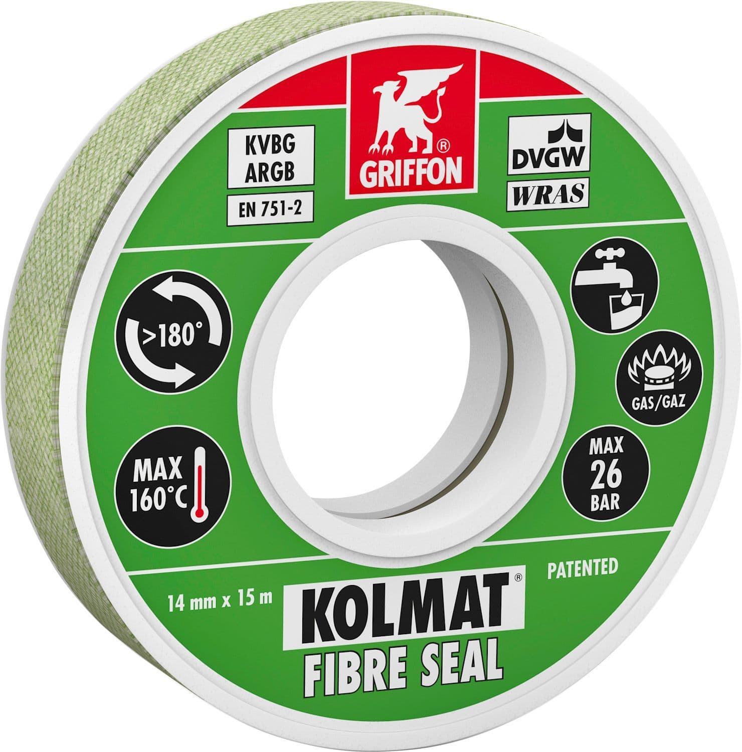 KOLMAT FIBRE SEAL ROULEAU 14MMX15M vue 1