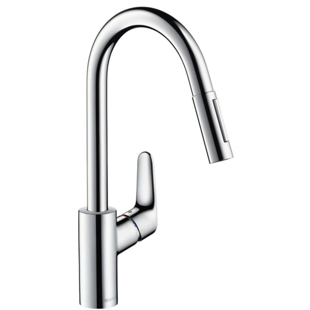 Hansgrohe Focus mitigeur évier poignée verticale MagFit Quick-Connect chromé vue 1