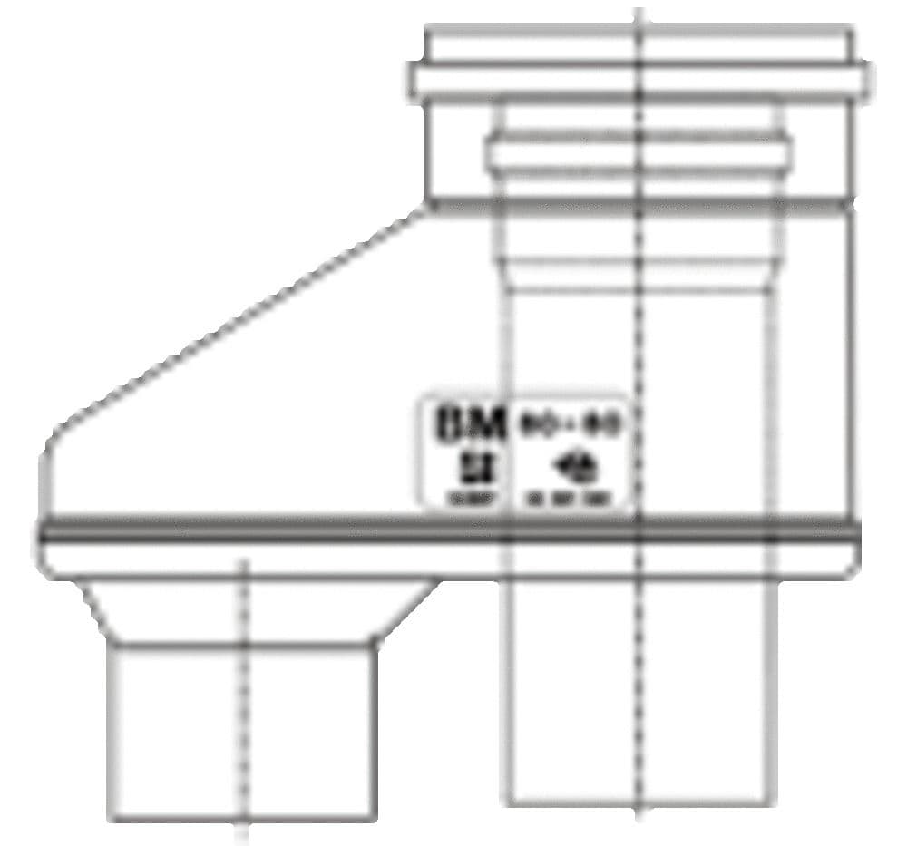 Muelink & Grol pièce culotte PP 2 x D 80 D 80/125 vue 1