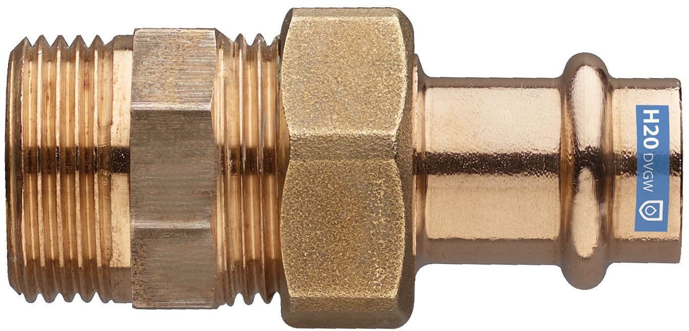 RACCORD UNION 22MM-3/4"M FRABOPRESS H2O vue 1