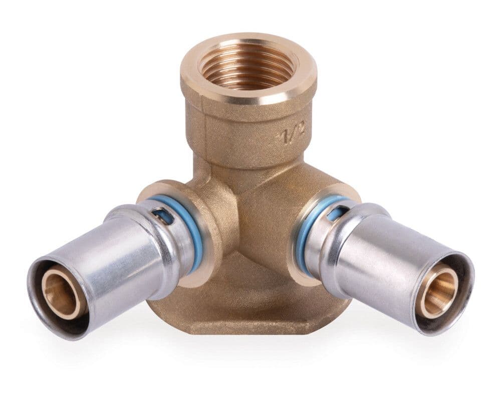 SYSTEMPEX culasse double PEX-alu sertir H 53mm 20-1/2"F 20 vue 1