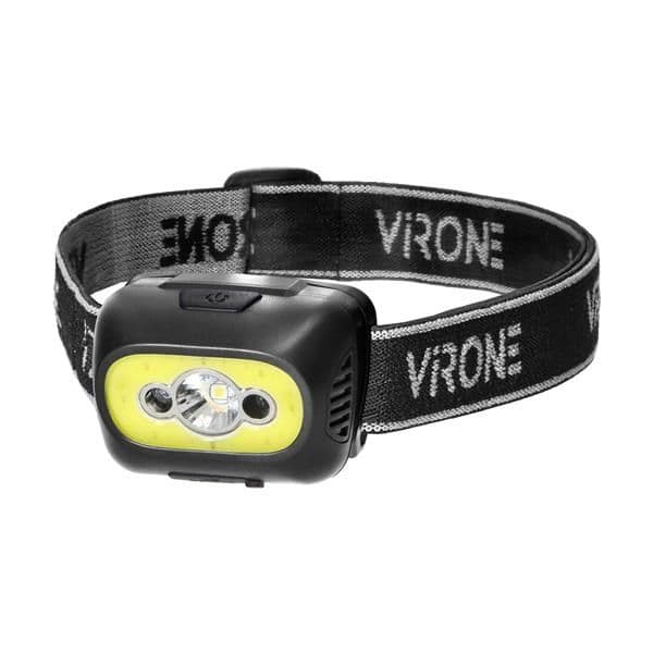 Lampe frontale Led COB + Led 3W avec interrupteur sans contact et chargeur USB, batterie 1200mAh, No vue 1
