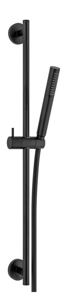 Van Marcke Nero set de douche barre 70cm 1 jet PVC souple 150cm noir mat vue 1