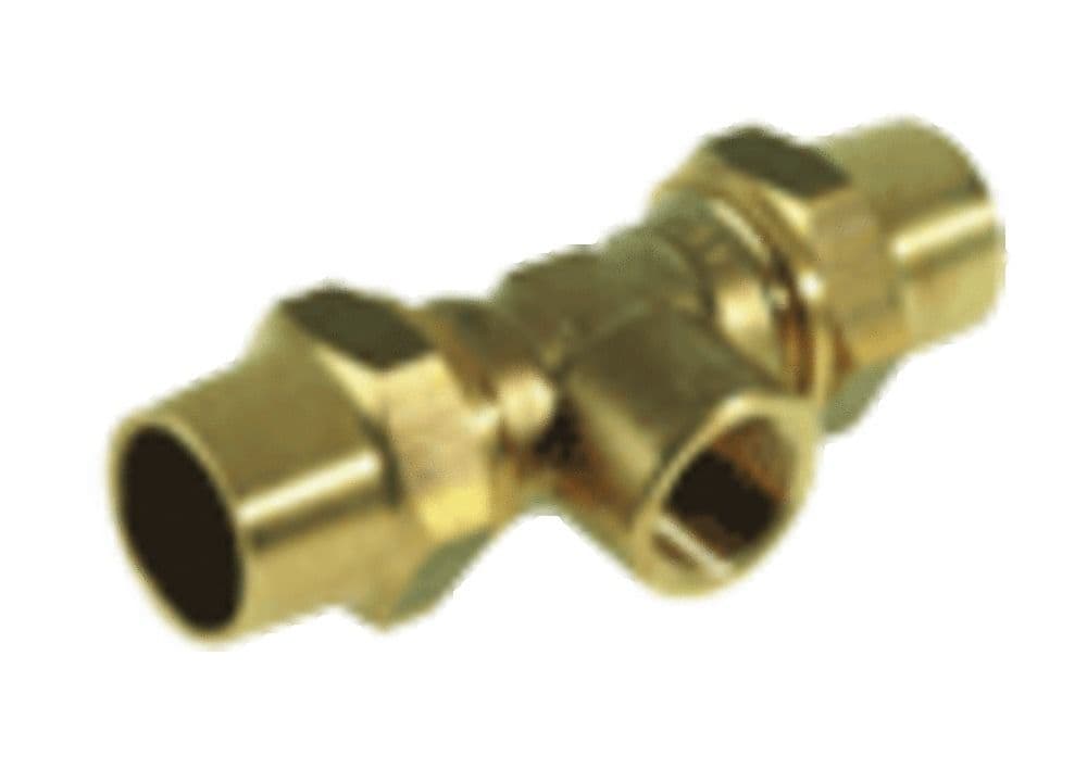 Van Marcke raccord biconique G Té laiton 28-1/2"F-28 vue 1