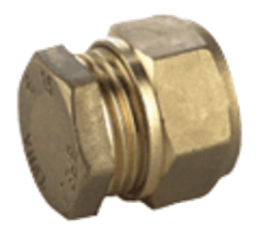 Bouchon biconique laiton alimentation tube cuivre 12 mm vue 1