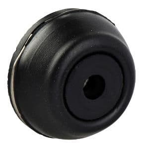 Tête capuchonnée pour bouton - poussoir XAC - B - Noir - 16mm, - 25 .. + 70 °C vue 1