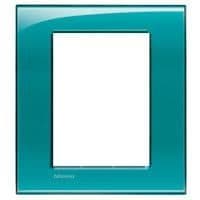 LivingLight - plaque rectangulaire 3 + 3 modules vert vue 1