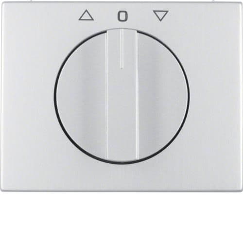 Enjoliveur avec bouton rotatif pour interrupteur volets K.5 Alu vue 1