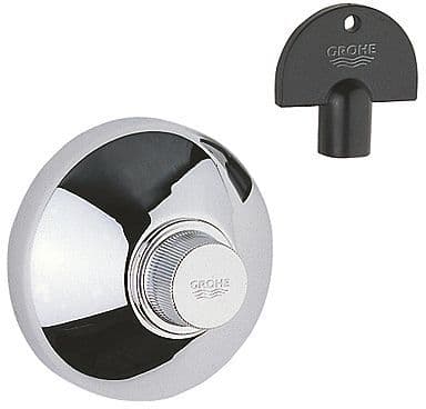 SET DE FINITION ROBINET D'ARRET A ENCASTRER + CLE GROHE CHROME vue 1