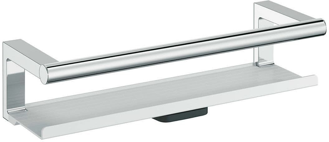 PORTE-BOUTEILLE/EPONGE + RACLETTE LAVE-VITRE ARCHITECT S+ COSMIC CHROME vue 1