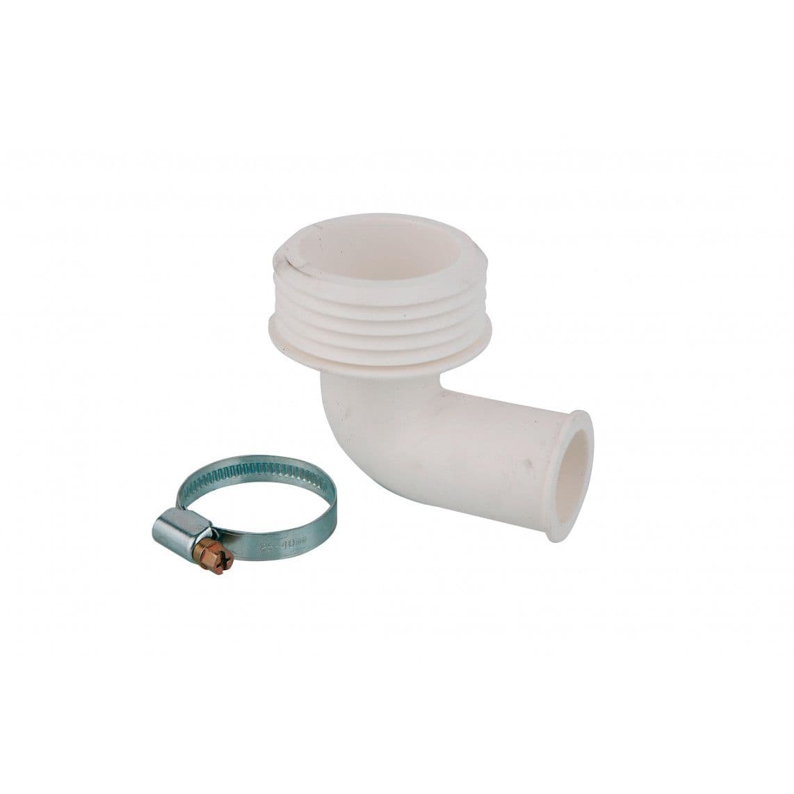 988246149 raccord chasse coudé, blanc, pour 26/28 mm vue 1