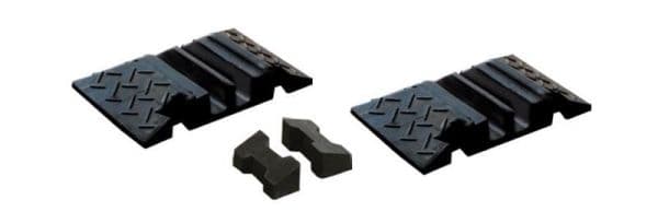 Embout caoutchouc 245 x45mm/2ch. (25x30mm) 2 pièces 3tonnes par roue vue 1