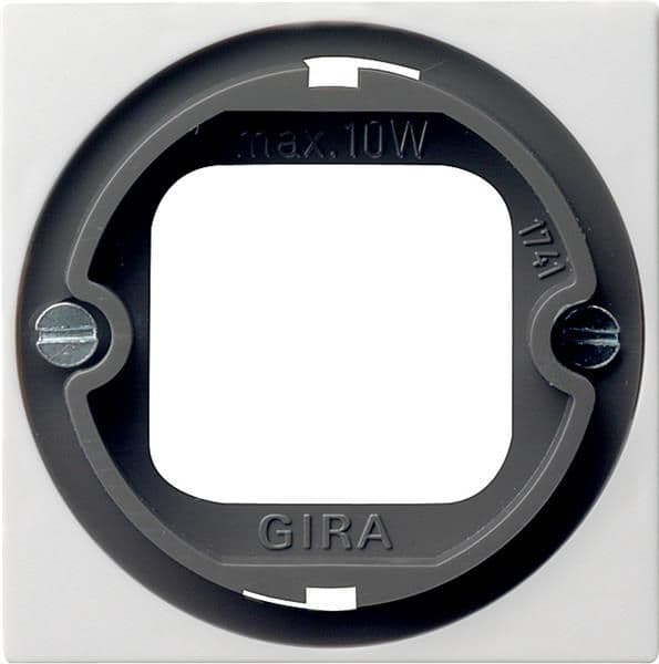 Cache avec fermeture à baïonnette pour signal lumineux Blanc brillant System 55 vue 1