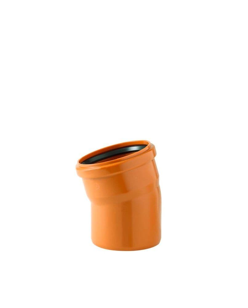 Kabelwerk Eupen Eucarigid-RE SN4 accessoires égout PVC coude 15° D 125 mm orange vue 1