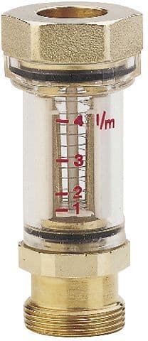 DEBITMETRE POUR COLLECTEUR GIACOMINI 3/8"-18MM vue 1