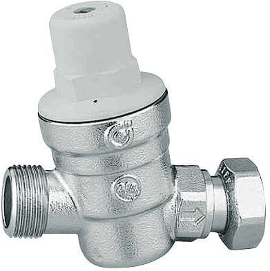 REGULATEUR PRESSION EAU 3/4" CHROME 1-6 BAR+ECROU LIBRE 3/4"F CALEFFI vue 1