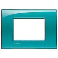 LivingLight - plaque rectangulaire 3 modules Vert vue 1