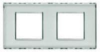 LivingLight - plaque rectangulaire 2 x 2 modules 71mm Kristall vue 1