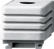Kit avec adaptateur pour entrée de câble Gris Complet avec entrées de câble pour:{ul}{li}canal vue 1