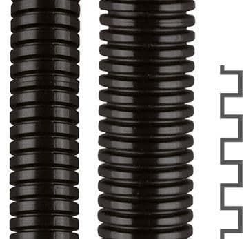 Tube flexible polyamide et raccords. Pour rétrofit et réparation. Plastique PP Noir. Bonne résistanc vue 1