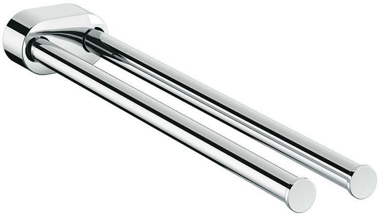 SECHE-SERVIETTE AVEC 2 BRAS MOBILES ARCHITECT S+ 40CM COSMIC CHROME vue 1