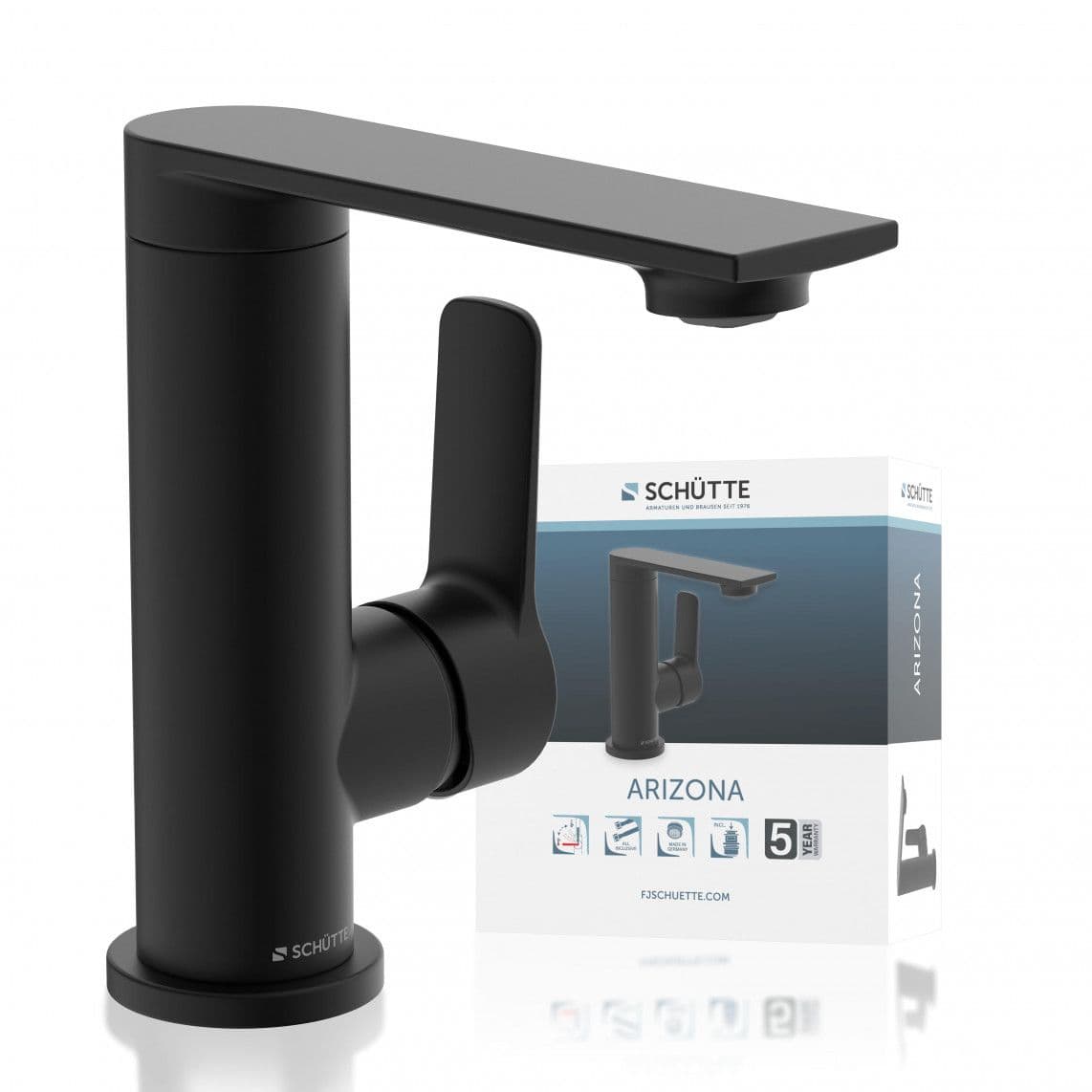 32416 ARIZONA Mitigeur lavabo, noir mat vue 1