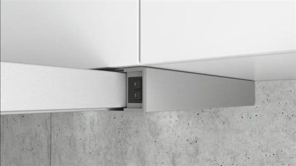 Hotte IQ100 télescopique 60cm, Silver, 3 niveaux, 388m³ / h, 67dB, interrupteurs à bascule, 2 PC, LM vue 1