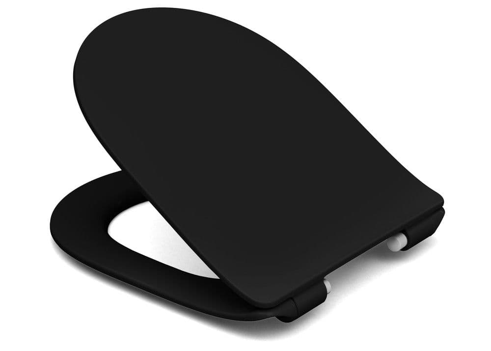 GO by Van Marcke Fora abattant softclose take-off duroplast noir vue 1