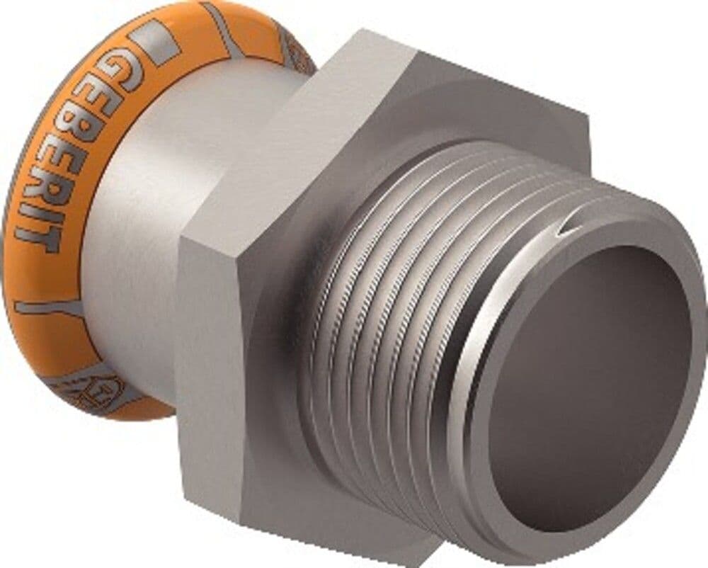 Geberit Mapress Therm raccord de transition avec filetage extérieur 35x1"M vue 1