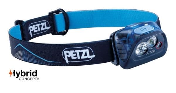 Lampe frontale Petzl Actik E99 Noir 350lm 3 x AAA IPX4 vue 1