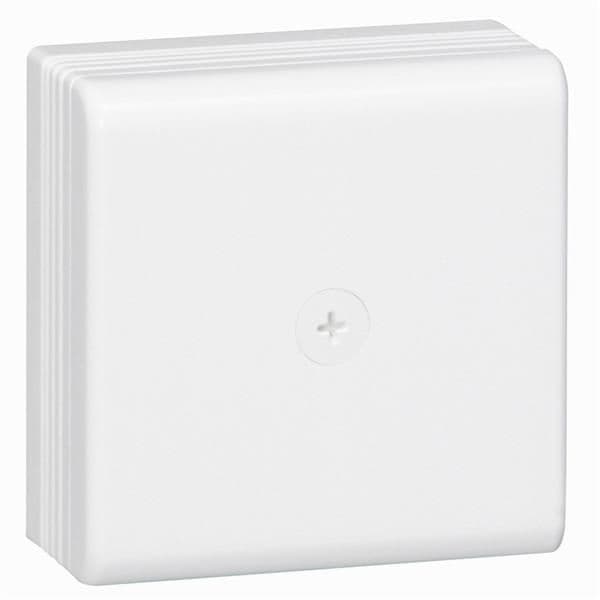 Boîte de dérivation 75 x 75mm pour moulures DLP Blanc vue 1