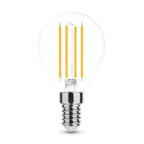 Lampe Smart lightting Led filament globe mini G45 4W E14 360° 4700K (470 lumen) vue 1
